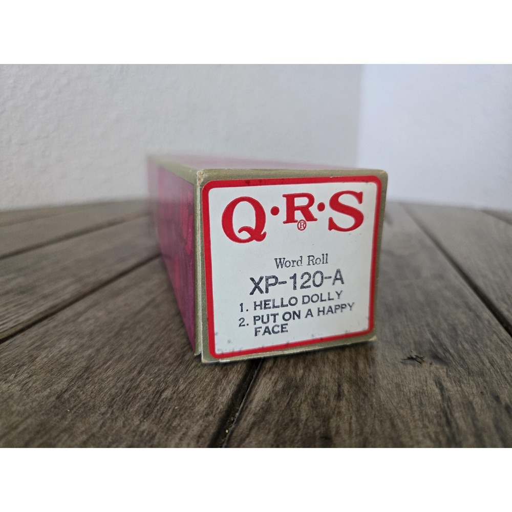 Vintage QRS Piano Word Roll Hello Dolly, Put On A Happy Face XP-120 Dick Hyman